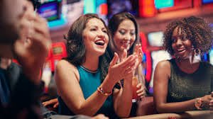 Roulette wheel in live studio with betting layout display